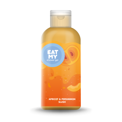 EAT MY shower gel apricot & persimmon slush - EAT MY гель для душа "Слаш с абрикосом и хурмой" 50 мл